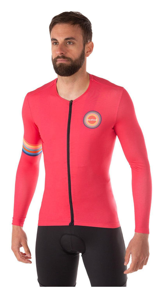 blueball apparel cycling jersey men compression clothing performance premium red bb110113 KRN glasses BB110113TS S