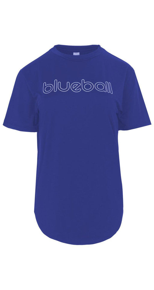 blueball apparel running t shirt women compression clothing performance premium blue bb210070 KRN glasses BB2100703TS S