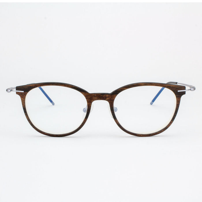 Pinellas - Featherlight Titanium & Wood Eyeglasses