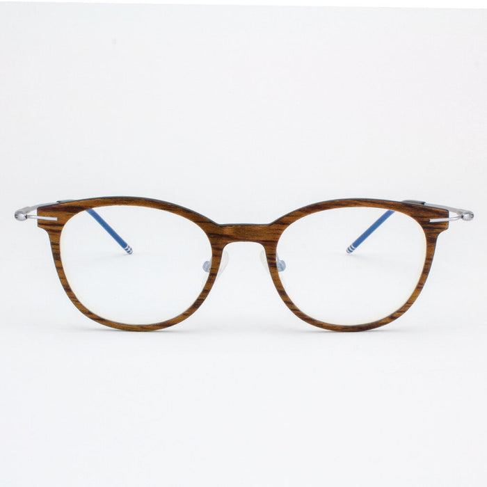 Pinellas - Featherlight Titanium & Wood Eyeglasses