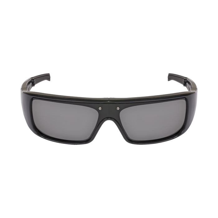 POPGEAR | Polarized, Gloss Black, Gray Lens, Small