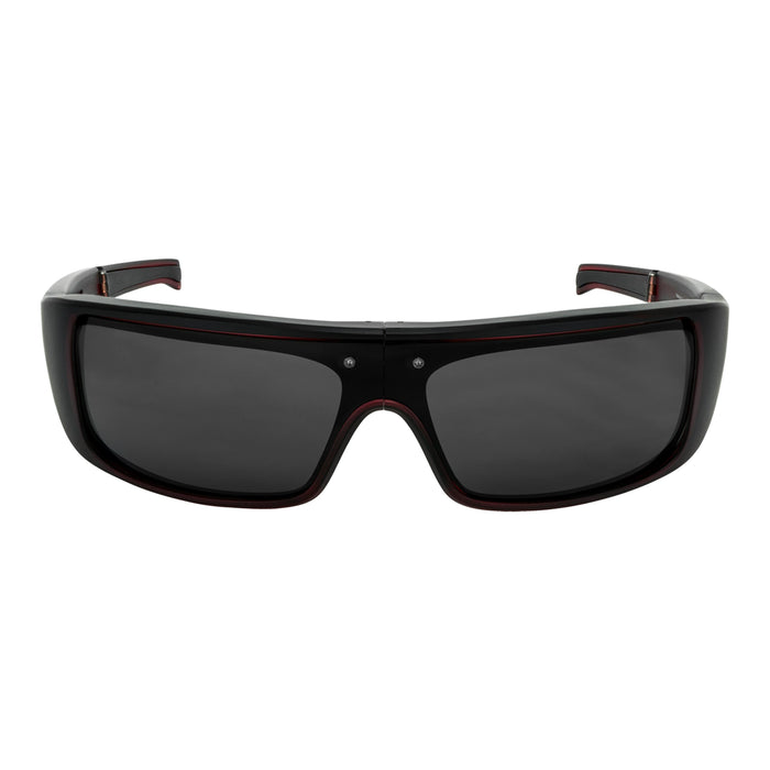 POPGEAR | Polarized, Matte Wine Black Crystal, Gray Lens