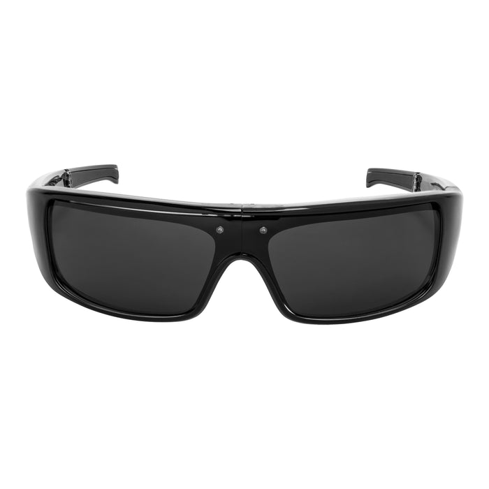 POPGEAR | Polarized, Gloss Black Crystal, Gray Lens