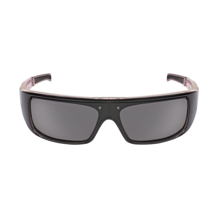 POPGEAR | Polarized, Gloss Black/Pink Crystal, Gray Lens, Small