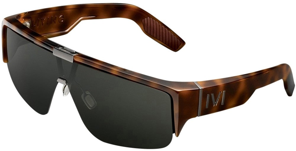 IVI VISION Sunglasses LIVING - Polished Classic Tortoise / Green Grey Lens