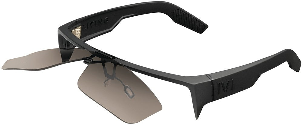 IVI VISION Sunglasses LIVING - Matte Black / Grey Lens