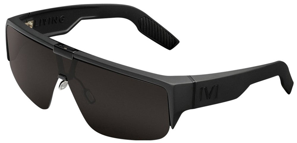 IVI VISION Sunglasses LIVING - Matte Black / Grey Lens