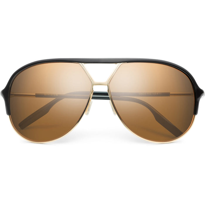 IVI VISION Sunglasses DIVISION - Polished Black-Gold/Bronze
