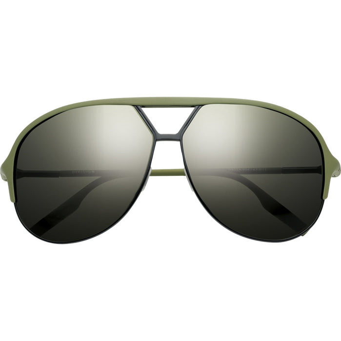 IVI VISION Sunglasses DIVISION - Matte Olive/Green Grey