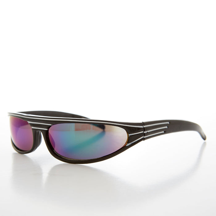 SUNGLASS MUSEUM Futuristic Sporty 80s Vintage Sunglass - Gizmo