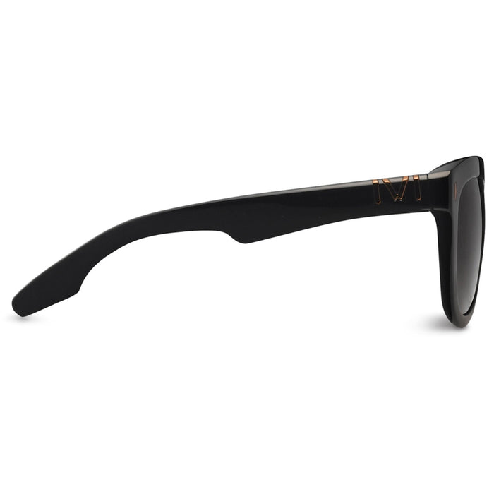 IVI VISION Sunglasses JAGGER - Polished Black - Marble Stone / Grey Lens