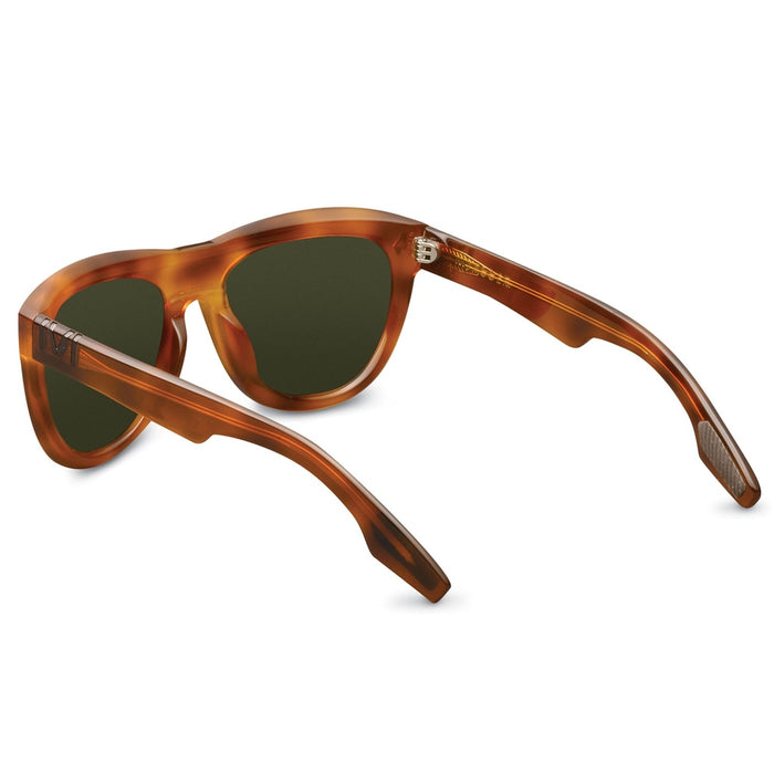 IVI VISION Sunglasses JAGGER - Polished Black - Marble Stone / Grey Lens