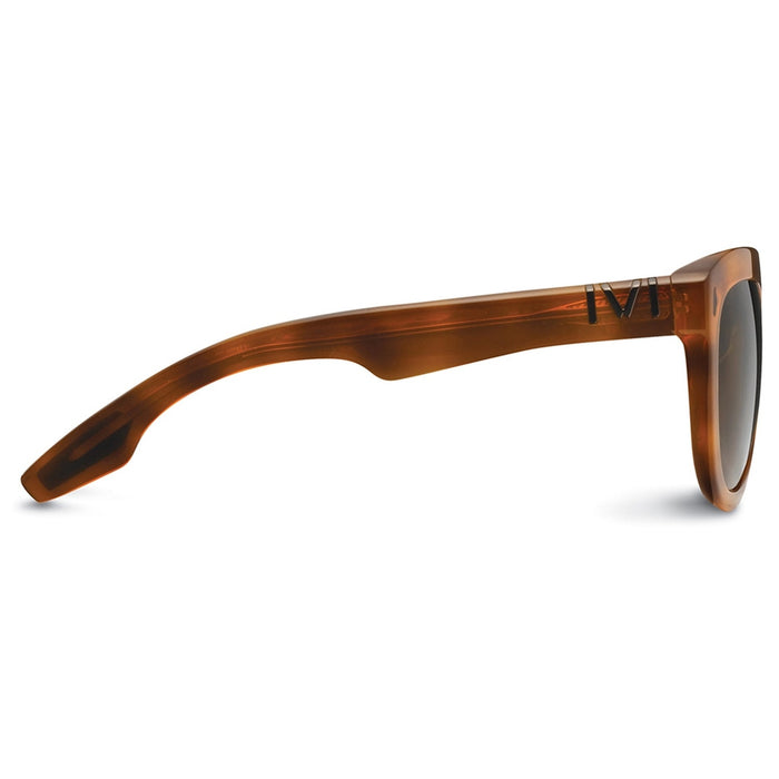 IVI VISION Sunglasses JAGGER - Polished Black - Marble Stone / Grey Lens