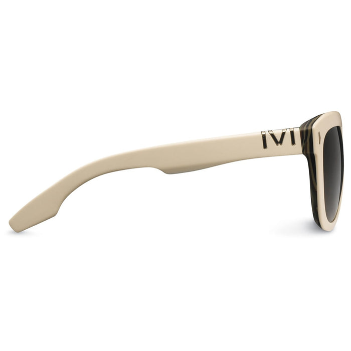 IVI VISION Sunglasses JAGGER - Polished Black - Marble Stone / Grey Lens