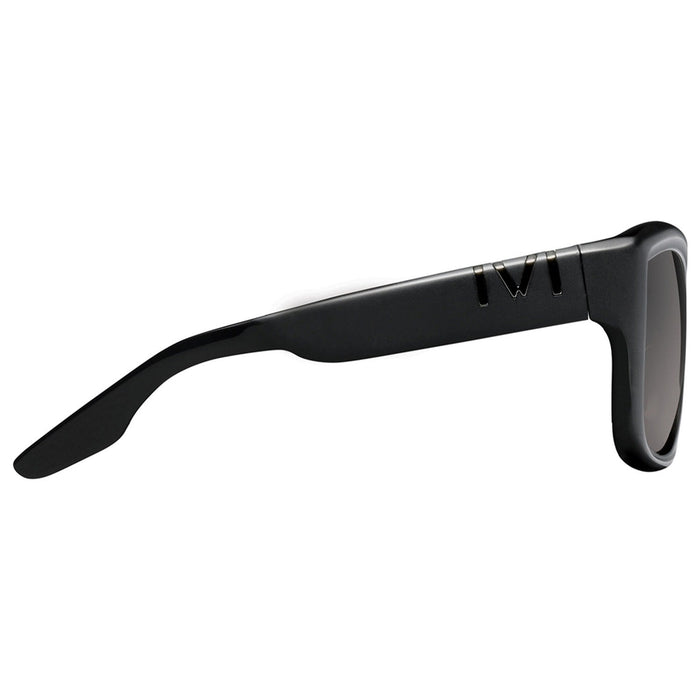 IVI VISION Sunglasses BEVERLY - Matte Black - Marble Stone / Grey Lens
