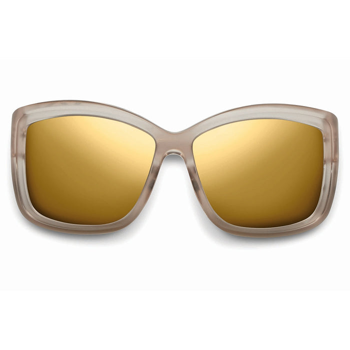 IVI VISION Sunglasses BEVERLY - Matte Black - Marble Stone / Grey Lens