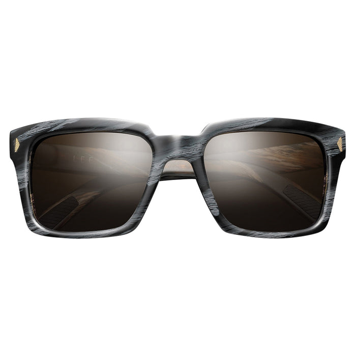 IVI VISION Sunglasses LEE - Polished Double Horn/Bronze Polarized Lens