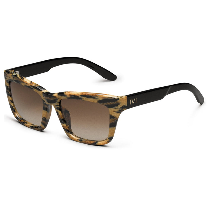 IVI VISION Sunglasses BONNIE - Polished Leopard - Polished Black / Bronze Gradient Lens