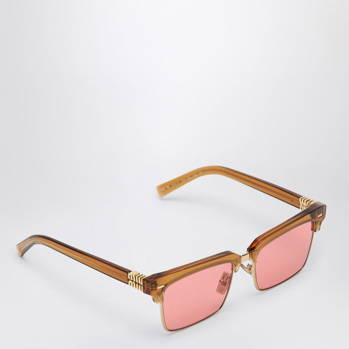 Miu Miu Miu Miu Runway Pink Sunglasses Women