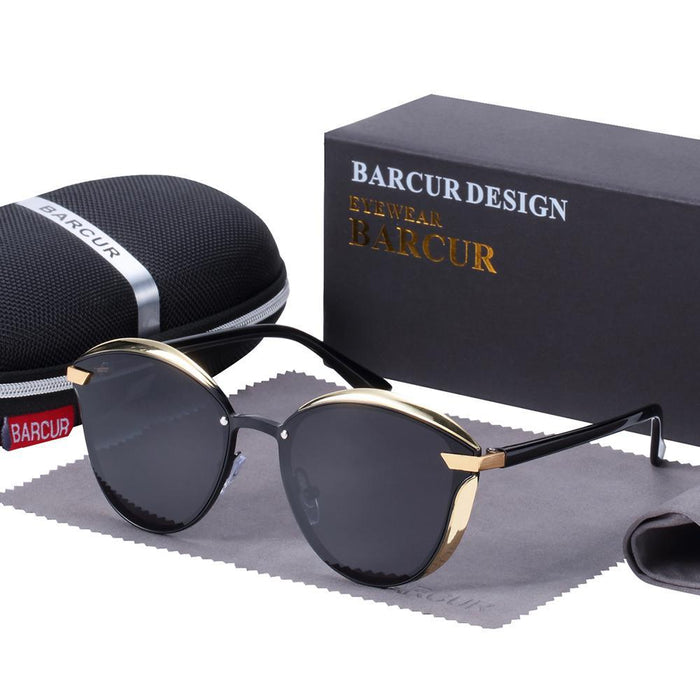 BARCUR Fashion Polarized Retro Classic Sunglasses