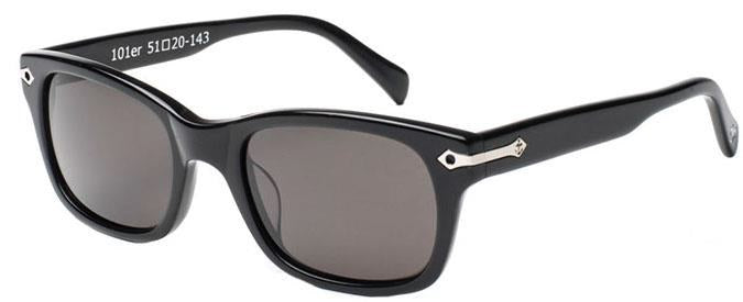 Tres Noir The 101er Smoke Lens Sunglasses