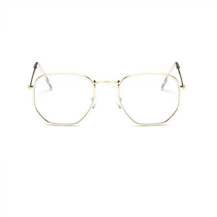 Retro Hexagon Sunglasses - Trendy & Stylish