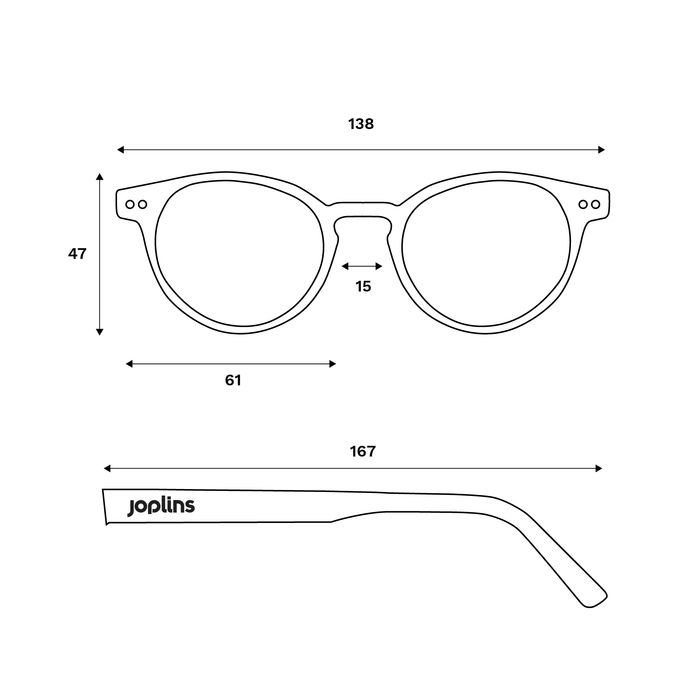 JOPLINS Ganges - Unisex Wood and Bio Acetate Sunglasses