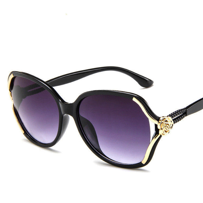Elegant Rose Sunglasses - Vintage Chic for Women