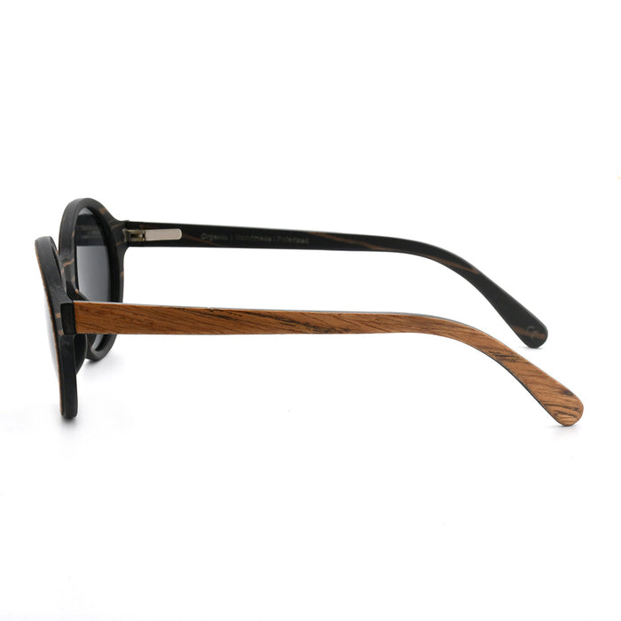 Pepe – Iconic Round Wood Sunglasses