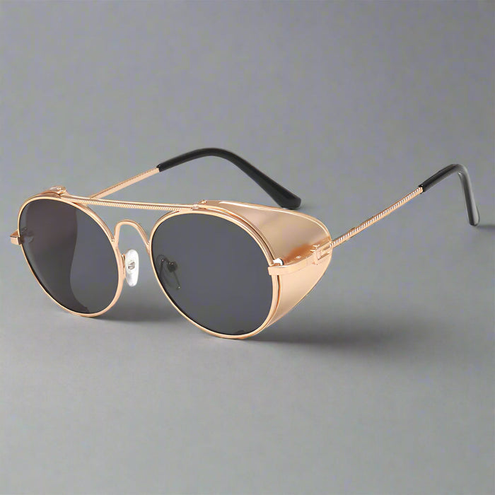 Steampunk Goggles Sunglasses - Retro Futuristic