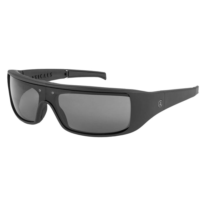 POPGEAR | Polarized, Matte Black, Gray Lens