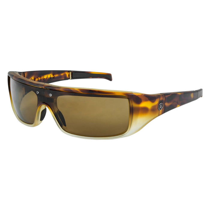 POPGEAR | Polarized, Matte Tortoise Crystal, Brown Lens