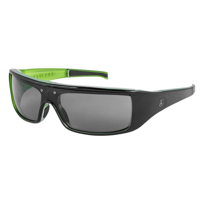 POPGEAR | Polarized, Gloss Black/Green Crystal, Gray Lens