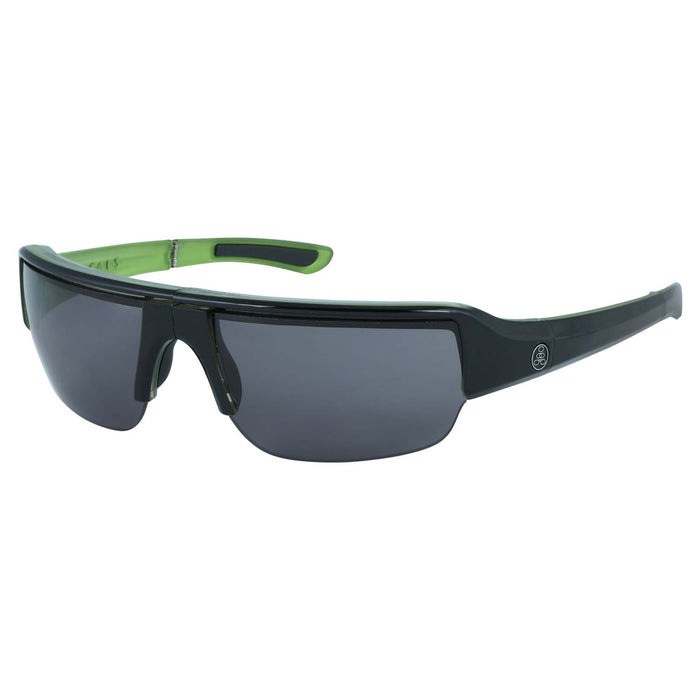 POPGUN | Polarized, Gloss Black/Green Crystal, Gray Lens