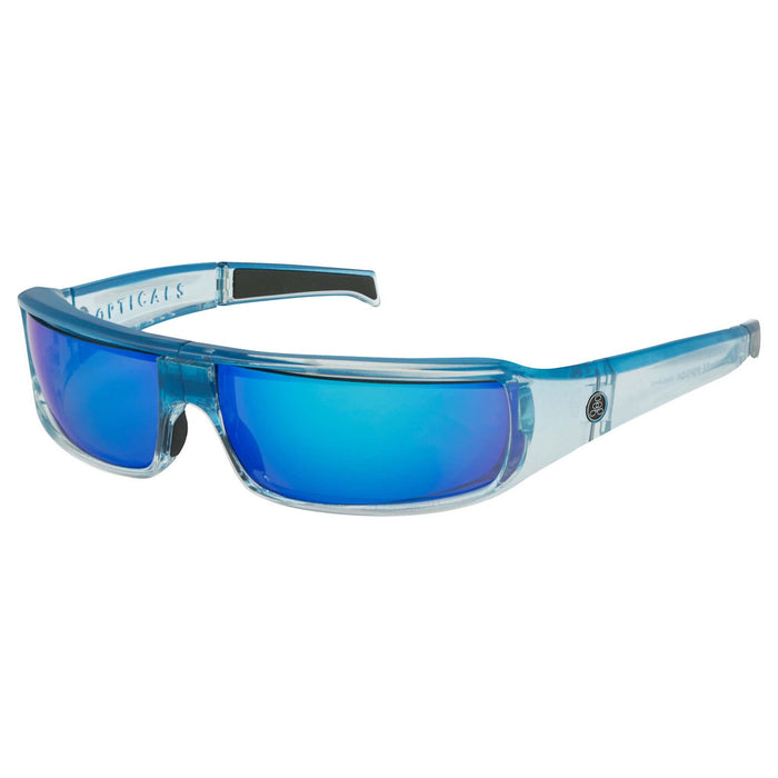 POPSIGN | Polarized, Gloss Blue/Clear Crystal, Blue Mirror