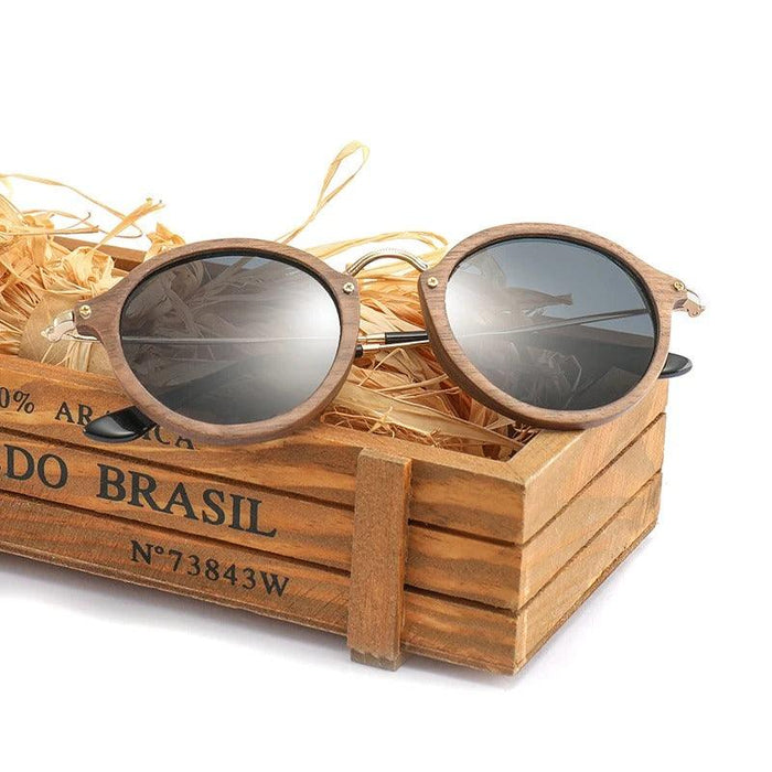 Modern Ultralight Women Men Polarized Sunglasses Wooden