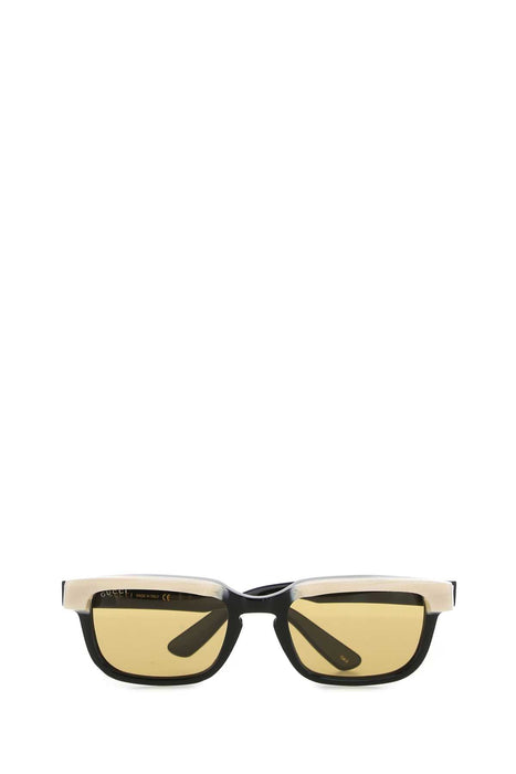 Gucci Men Black Acetate Sunglasses