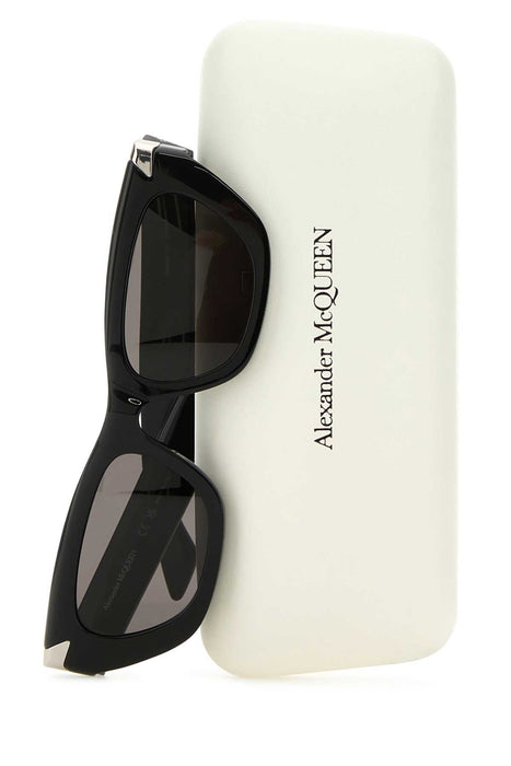 Alexander Mcqueen Women Black Acetate Punk Rivet Sunglasses