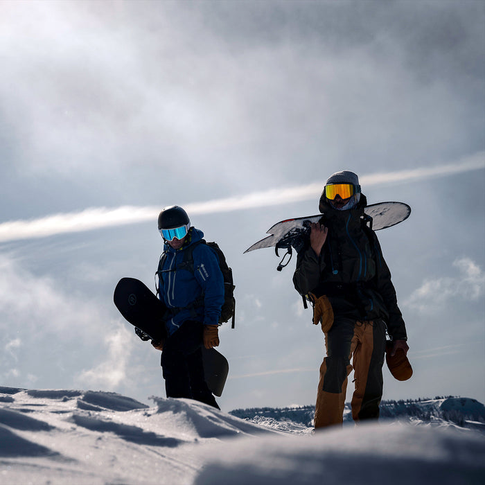 OPOLIS Sunglasses Grey Wolf Ski & Snowboard Goggles (Cherry Lemonade Mirrored Lens)