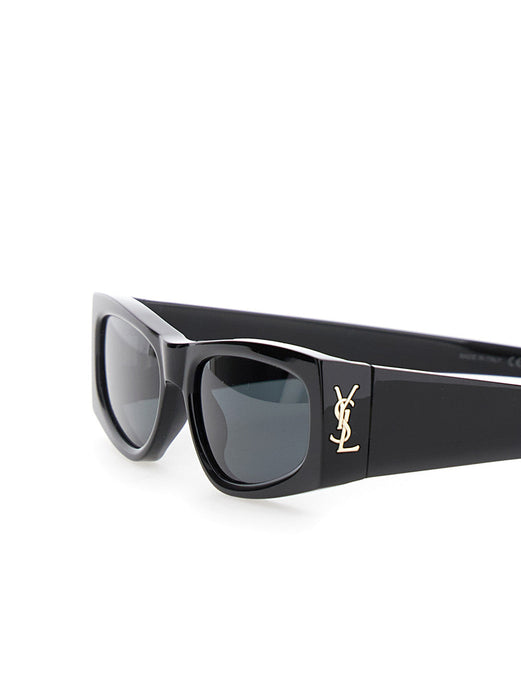 Saint Laurent Women 'Ysl Sl M140' Black Sunglasses With Cassandre In Acetate Woman
