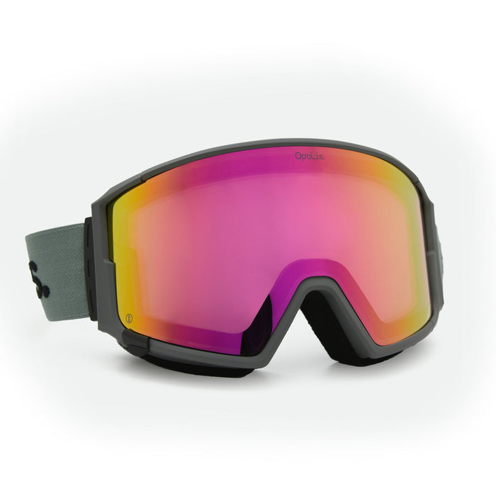 OPOLIS Sunglasses Grey Wolf Ski & Snowboard Goggles (Cherry Lemonade Mirrored Lens)