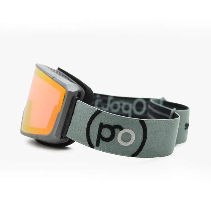 OPOLIS Sunglasses Grey Wolf Ski & Snowboard Goggles (Cherry Lemonade Mirrored Lens)