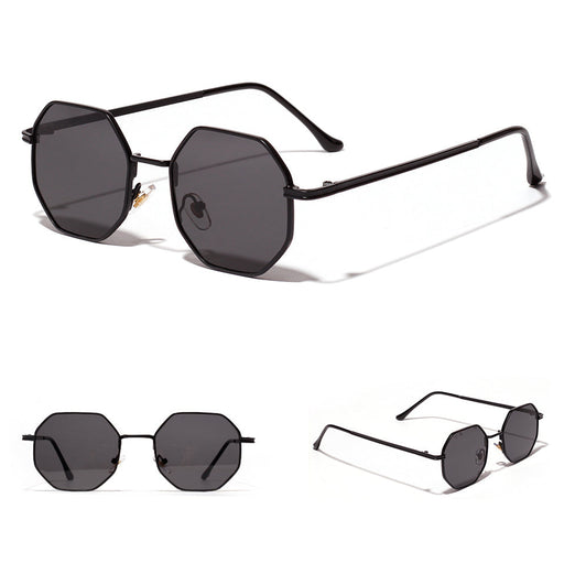 RAMODO JEWELRY Geometric Octagon Sunglasses - Retro Chic & Trendy - Product image