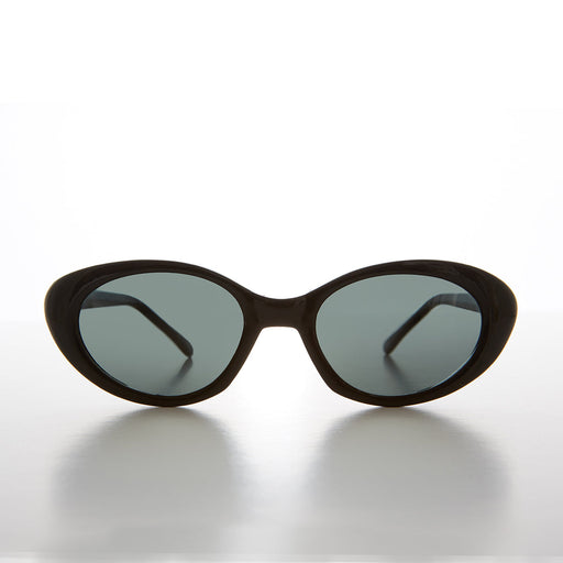 image of sunglasses model SUNGLASS MUSEUM Oval Black Cat Eye Vintage 90s Sunglass - Fanny