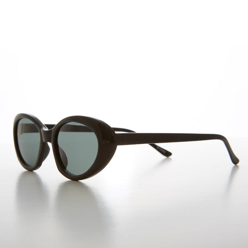image of sunglasses model SUNGLASS MUSEUM Oval Black Cat Eye Vintage 90s Sunglass - Fanny