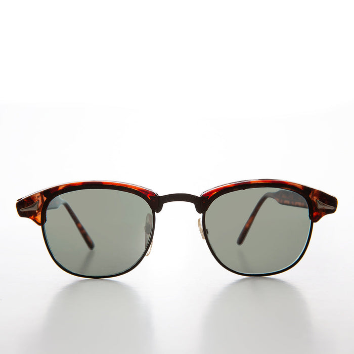 SUNGLASS MUSEUM Classic Hipster Vintage 80s Retro Sunglasses - Basil