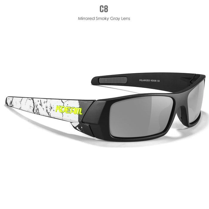 New Outdoor Sports Polarized Sunglasses Square Versatile Eye Protection Colorful Sunglasses