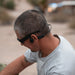 image of sunglasses model Outdoor Tech Hawk Bone Conduction Headphone