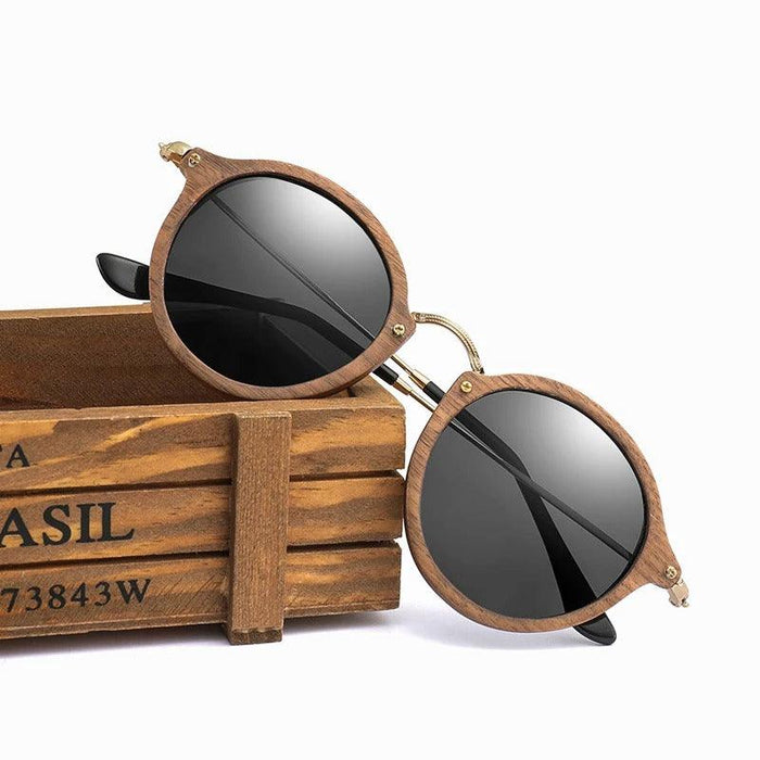 Modern Ultralight Women Men Polarized Sunglasses Wooden
