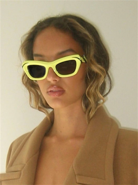 image of sunglasses model SAINT OWEN SAINT OWEN Sunglasses MEDUSA citron | grey